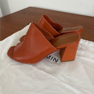 Maryam Nassir Zadeh Penelope Mules in Rust Orange size 36.5 / 6.5